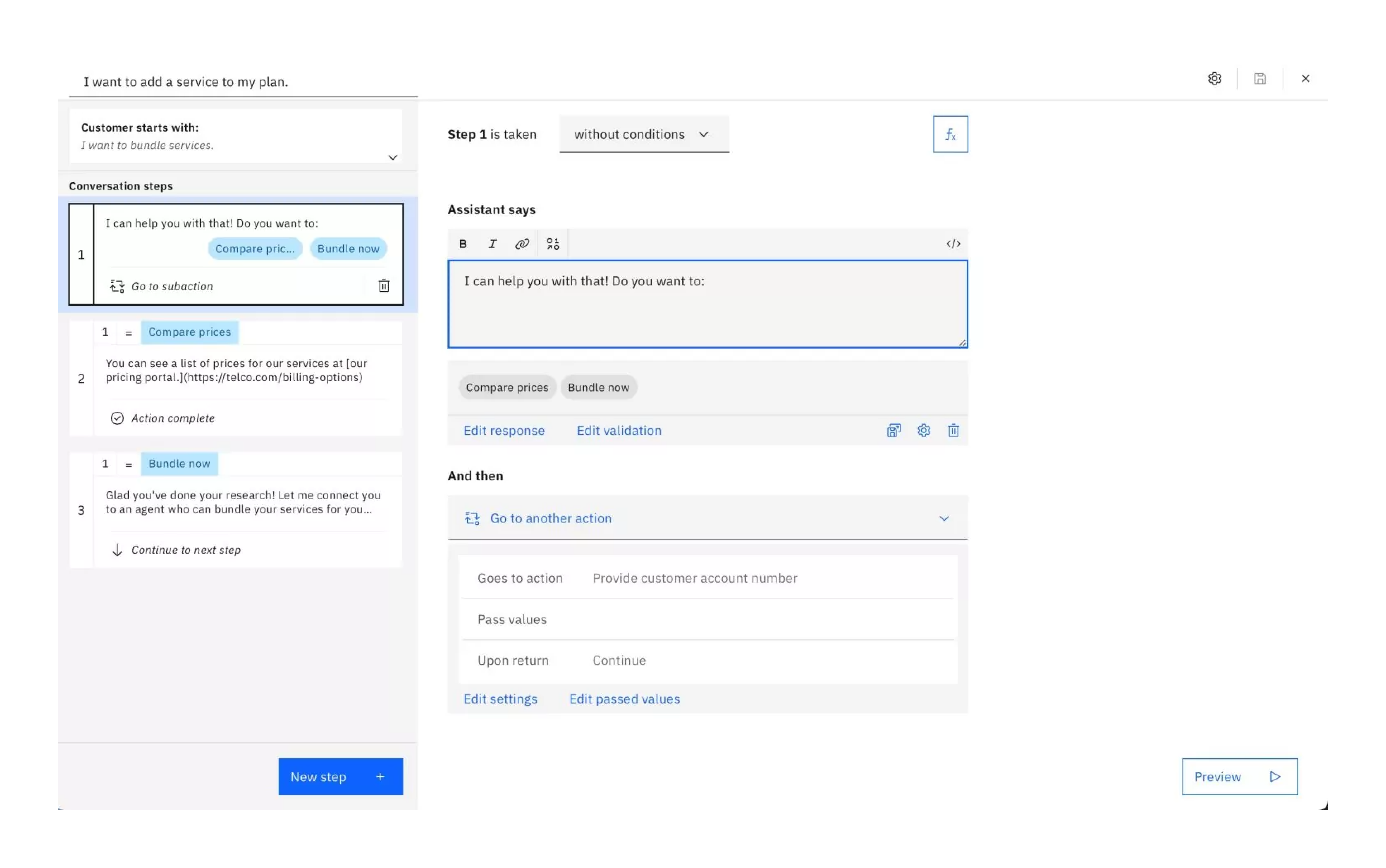 IBM's current agent builder